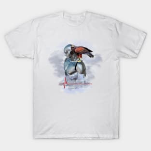 Amazing Robot with Hawk Design makes a great gift for the Boyfriend or Man Of the House. Available on many items T-Shirt